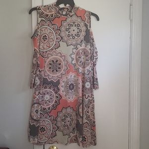 Womens size Large cold shoulder dress